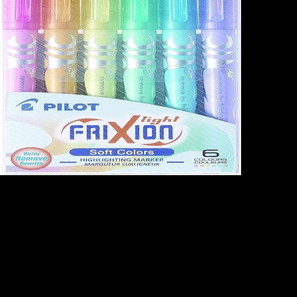 RESALTADOR DELG.BORRABLE FRIXION PILOT BLISTER 6 SURT.
